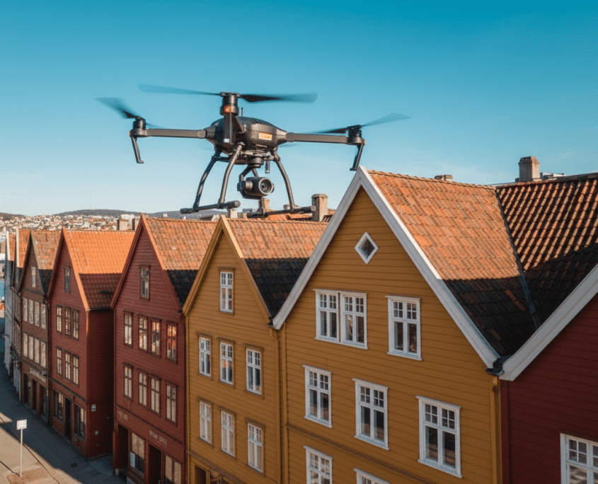 Droneinspeksjon i Bergen